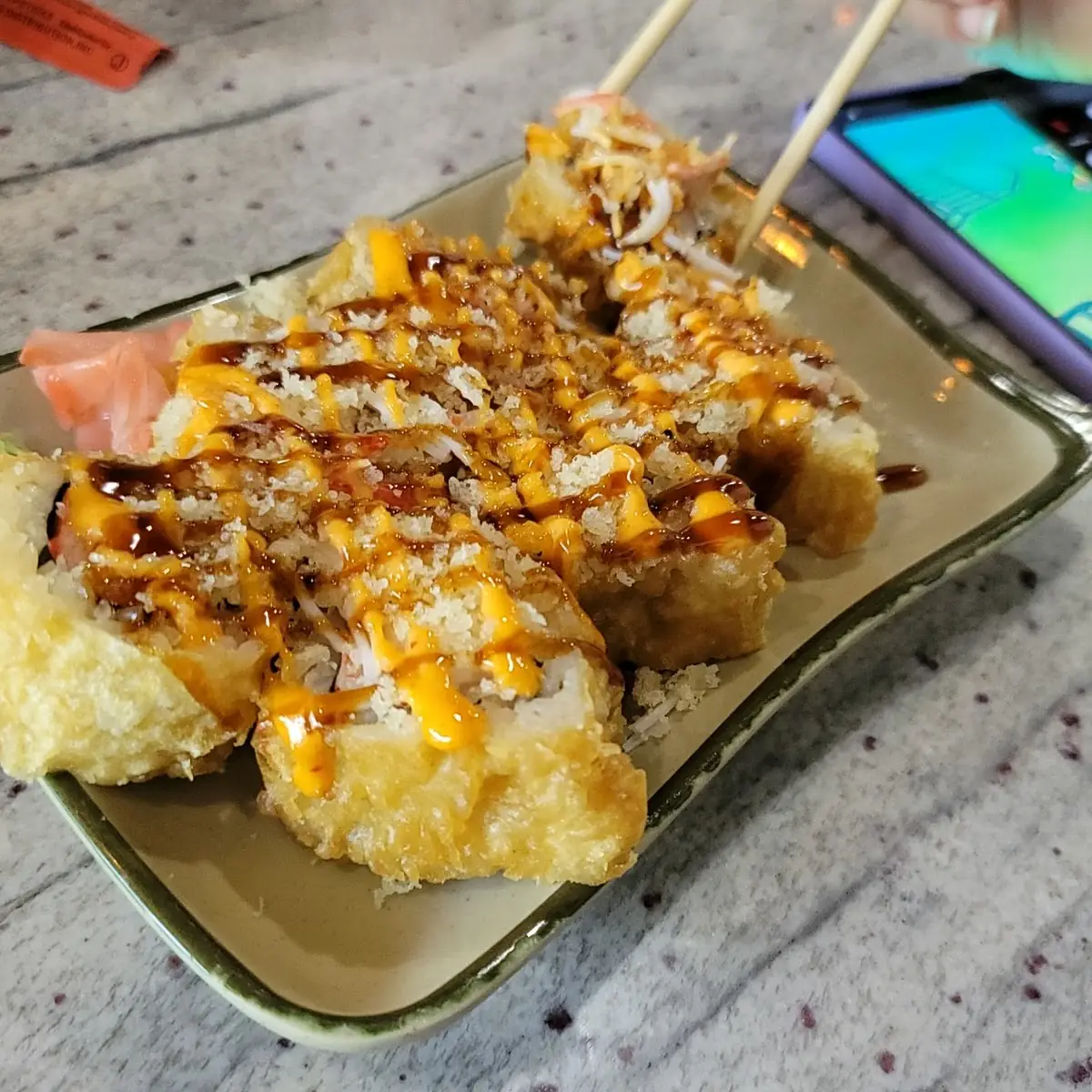 Dancing Tuna Roll Deep Fried 跳舞卷